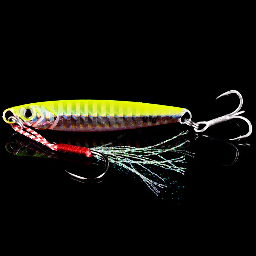 Vertical Metal Jig Lure Set | 3/5/8pcs Saltwater Jigging Lures (7g–40g)