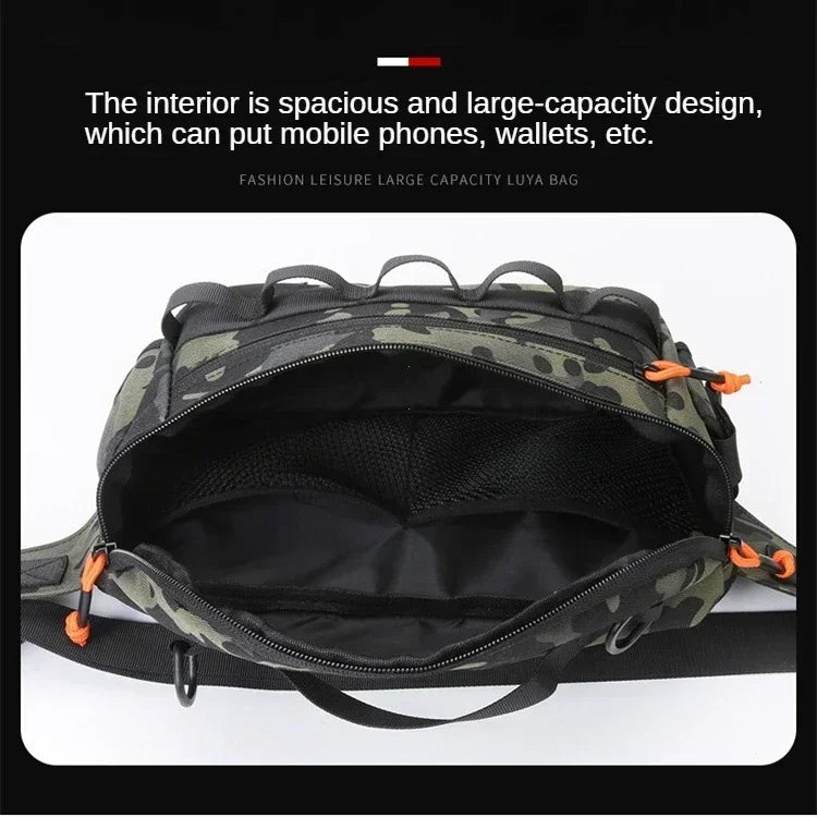 Fishing Chest & Waist Bag | Tactical Outdoor Tackle Pack for Travel & Sports