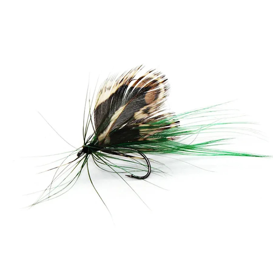 12pcs Dry Fly Fishing Lures – Classic Insect Patterns for Trout & Panfish