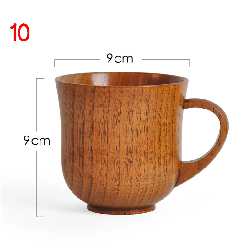 Handcrafted Wooden Mug | Natural Wood Cup for Coffee, Tea, or Beer