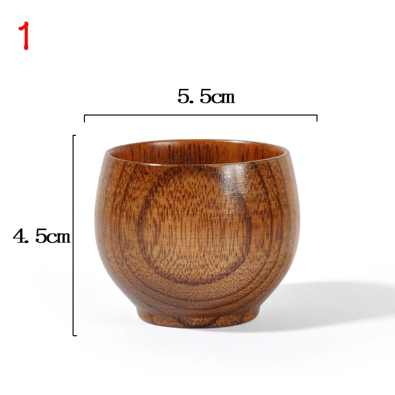Handcrafted Wooden Mug | Natural Wood Cup for Coffee, Tea, or Beer