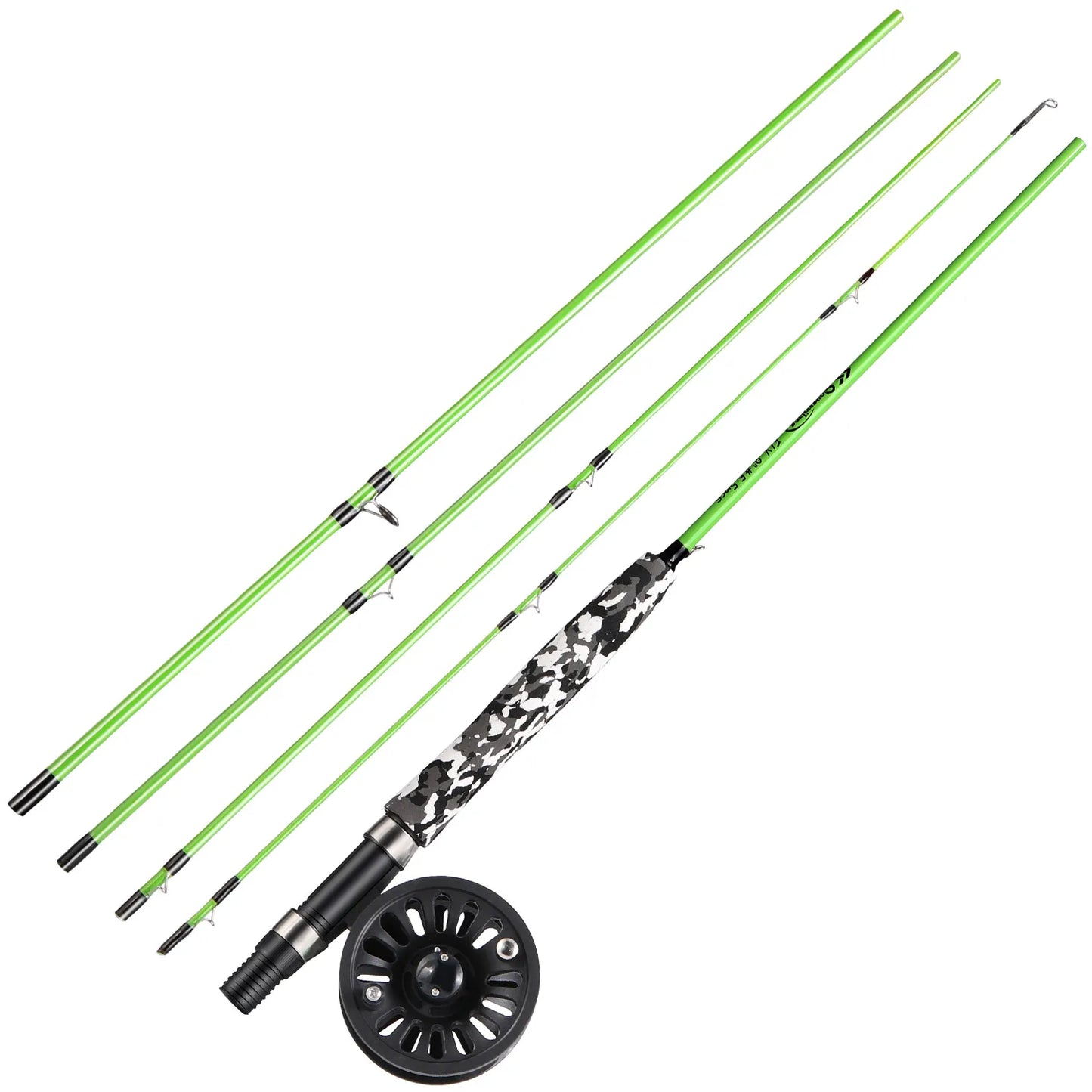 Sougayilang 5WT Fly Fishing Rod and Reel Combo – Carbon Fiber Trout Starter Kit