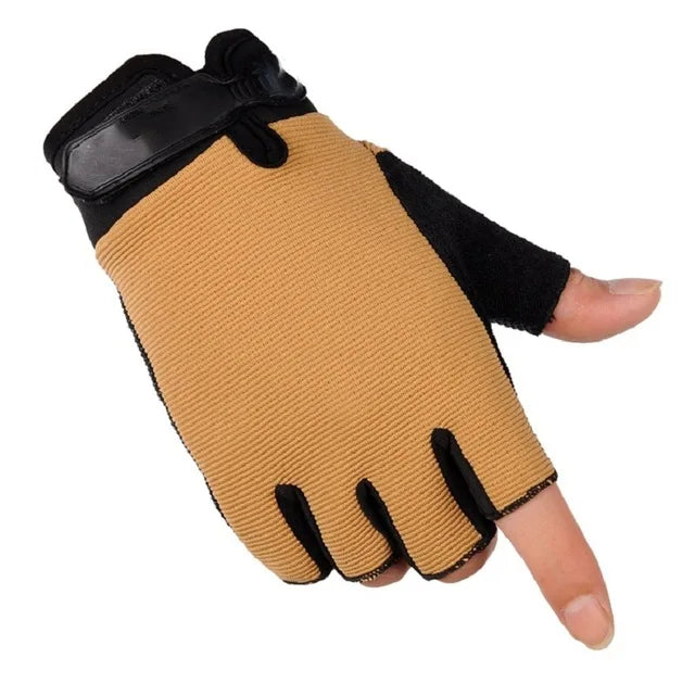 Camouflage Fishing Gloves | Breathable Non-Slip Outdoor Gloves for Men & Women