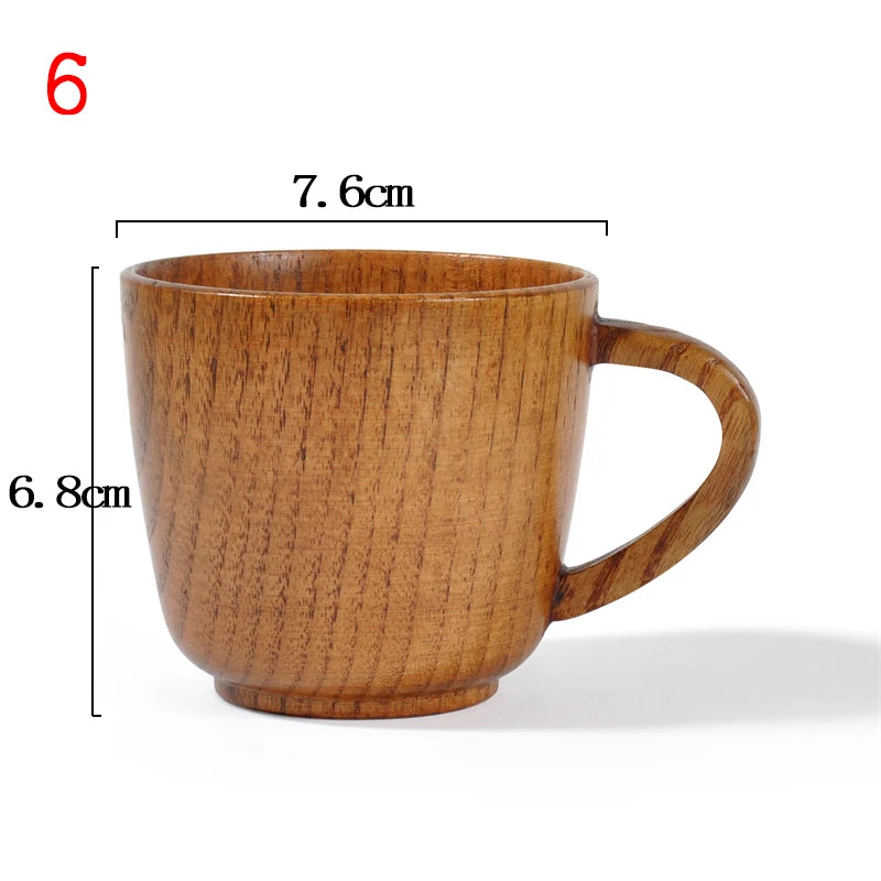 Handcrafted Wooden Mug | Natural Wood Cup for Coffee, Tea, or Beer