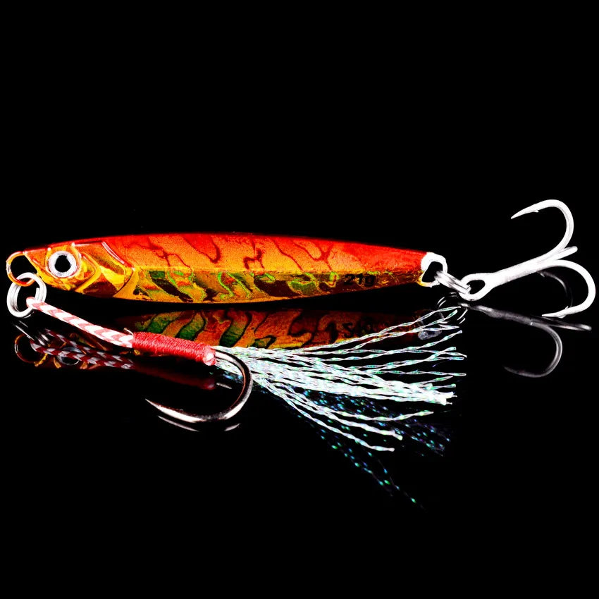 Vertical Metal Jig Lure Set | 3/5/8pcs Saltwater Jigging Lures (7g–40g)