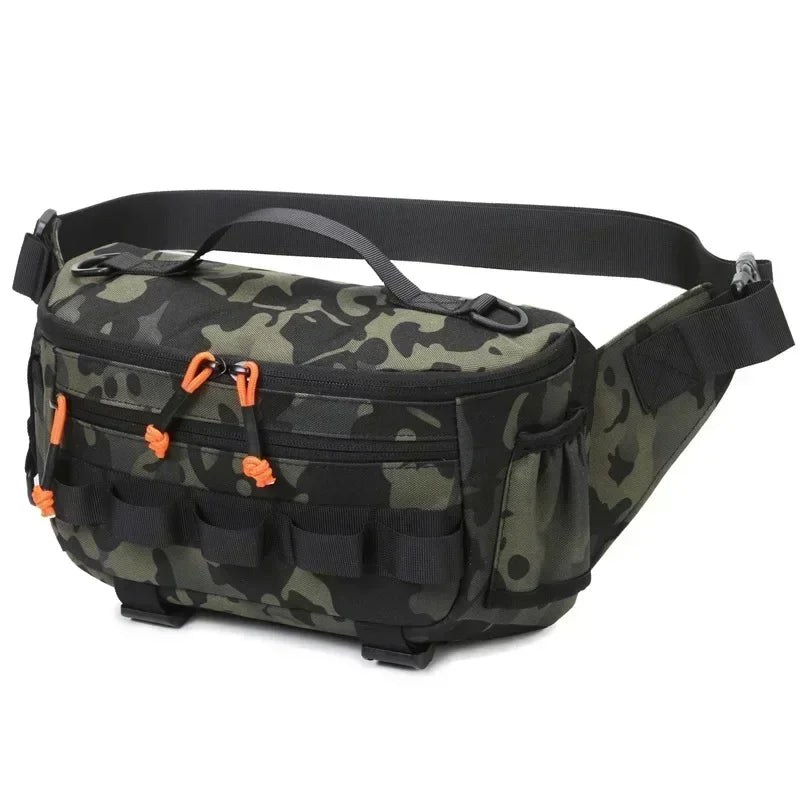 Fishing Chest & Waist Bag | Tactical Outdoor Tackle Pack for Travel & Sports