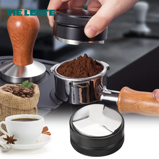 Espresso Coffee Distributor Tool | Adjustable Tamper (51mm / 53mm / 58mm)
