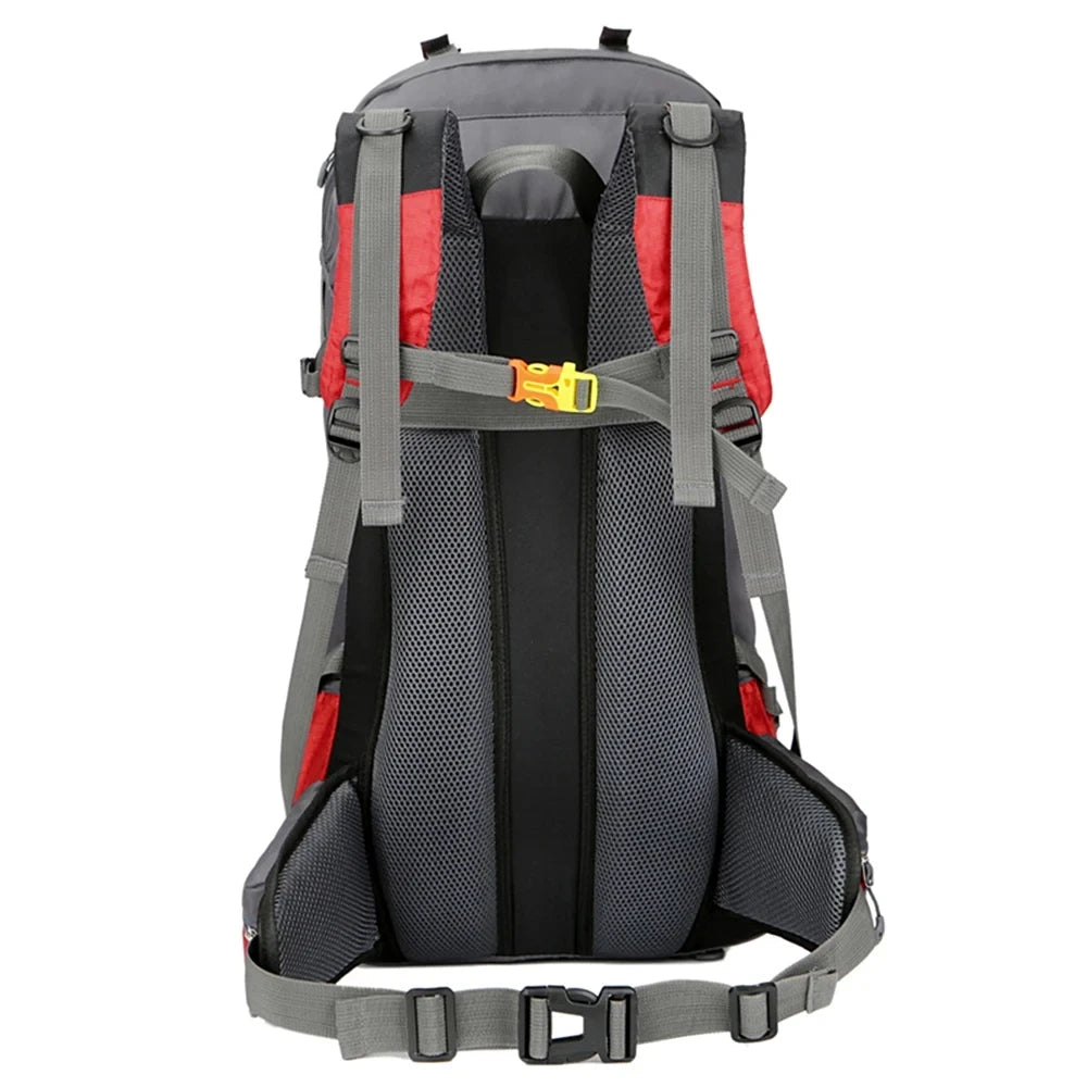 60L Hiking Backpack with Rain Cover – Outdoor Camping & Travel Rucksack
