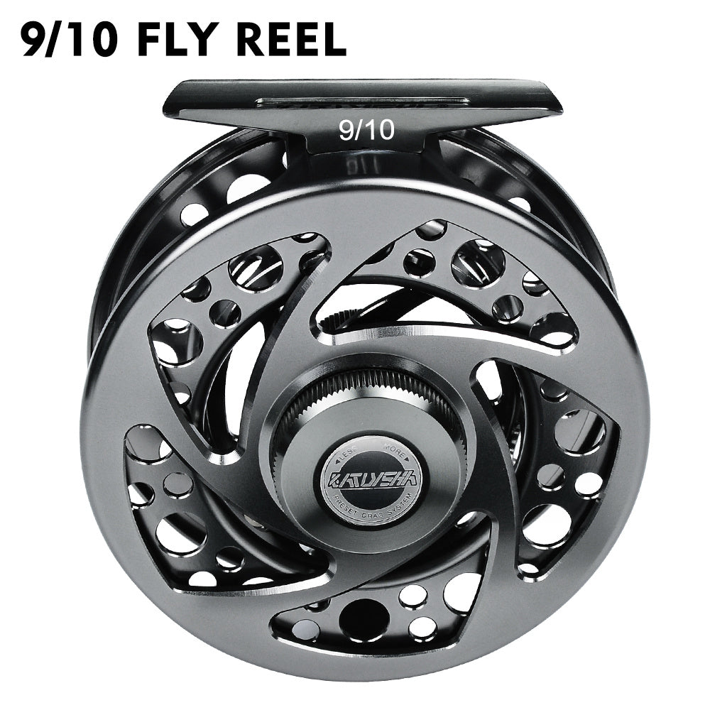 CNC Machined Fly Fishing Reel – Lightweight Aluminum Reel (5/6, 7/8, 9/10 wt)